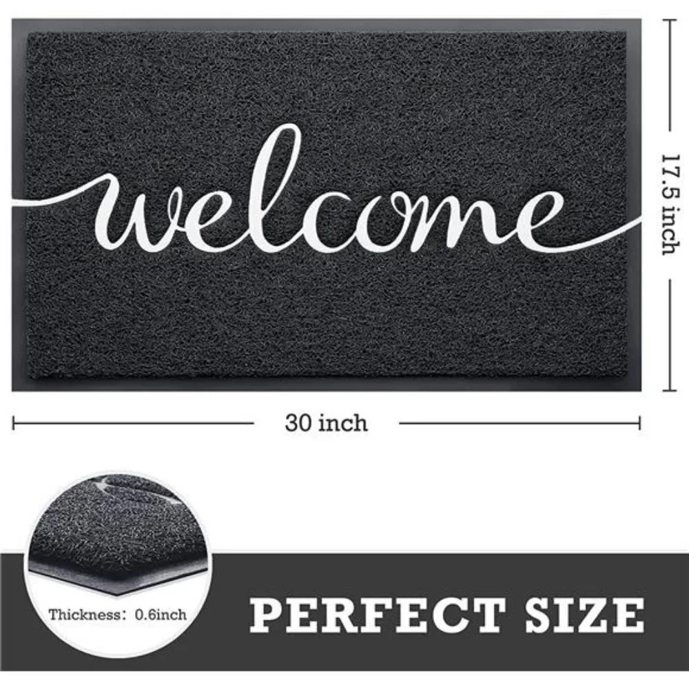 Durable Welcome Mats Outdoor Indoor Non-Slip Doormat (30